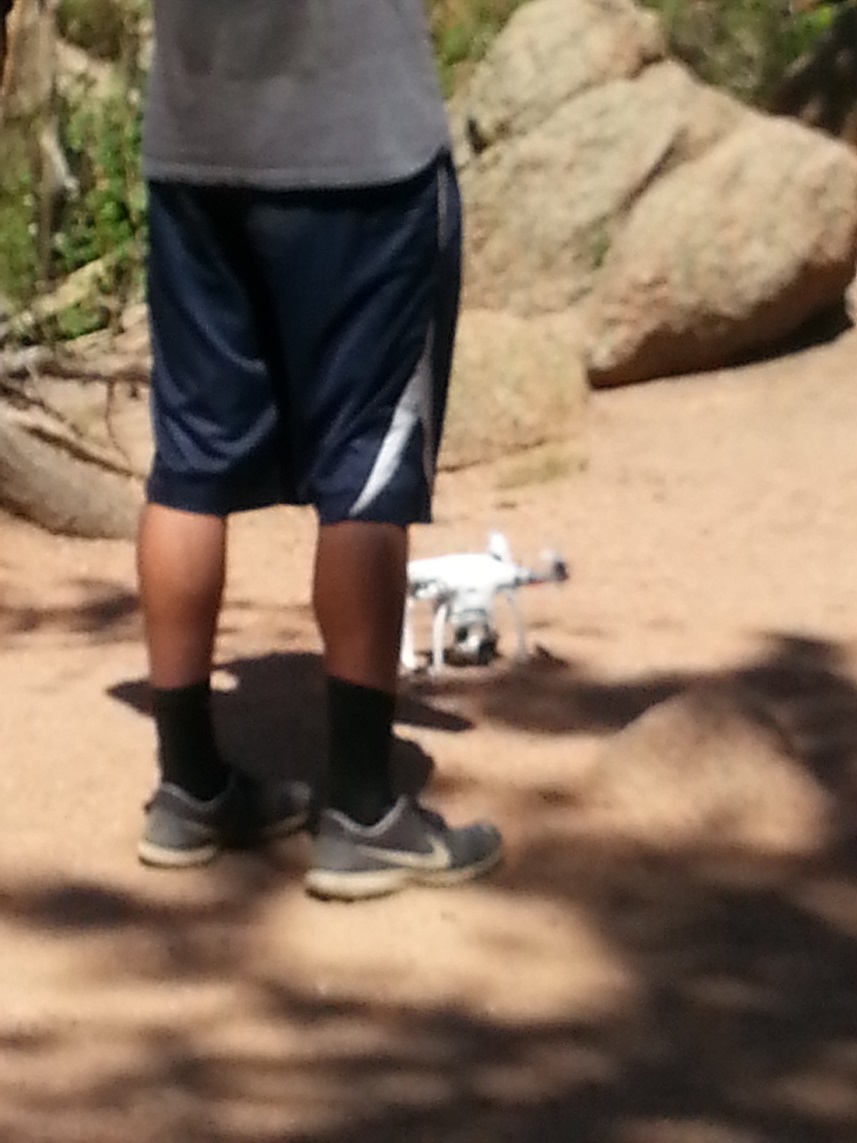 Closeup View of the drone